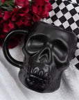 Something Different | Matte Black Skull Mug