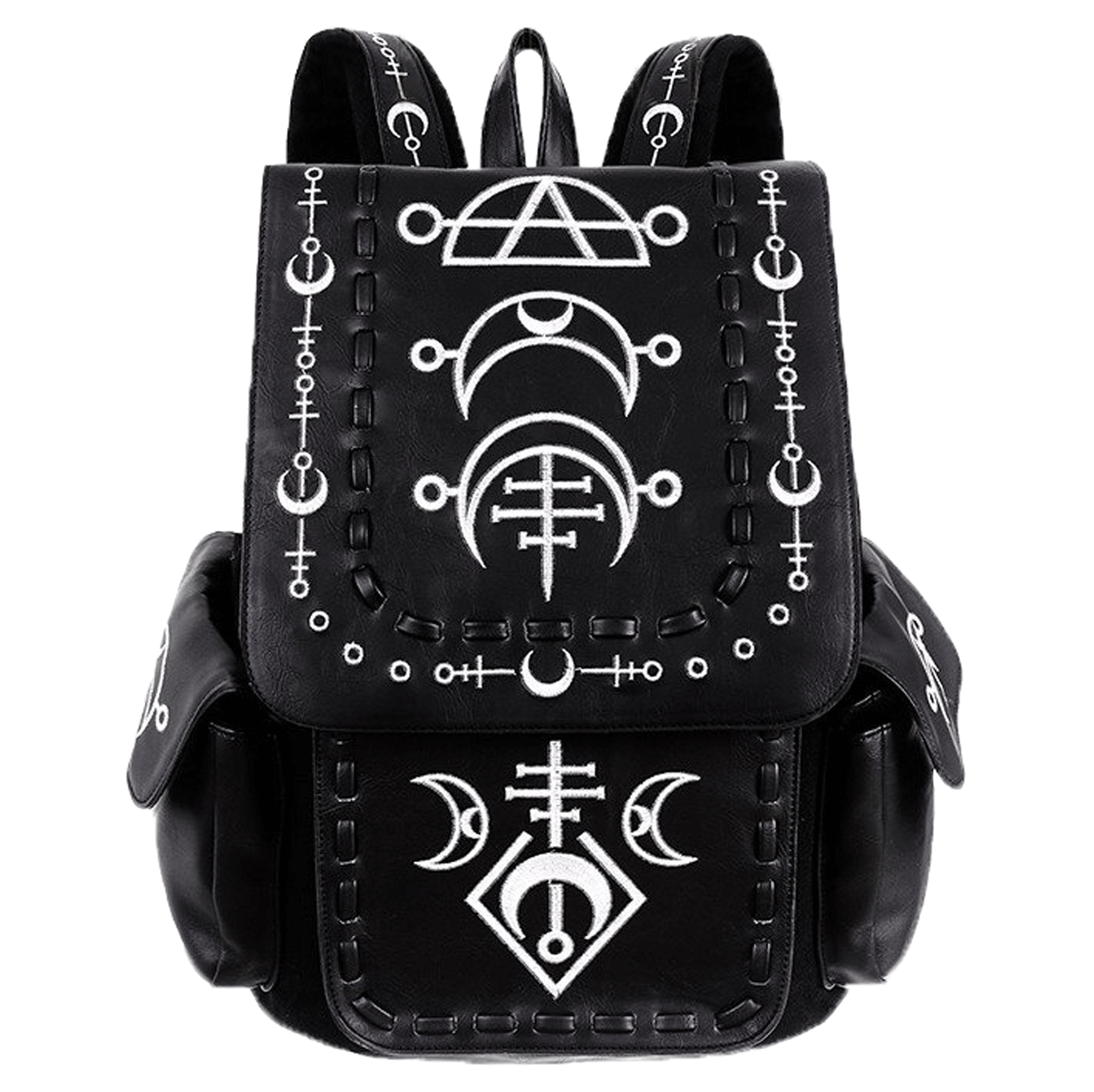 Too Fast | Restyle | Runic Symbols Moon Backpack