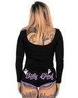 Too Fast | Short Shorts Black Purple | Baby Ghoul