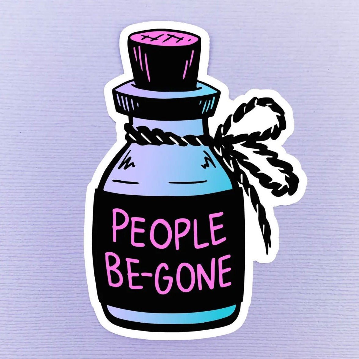 Too Fast | Band of Weirdos | People Be-Gone Sticker