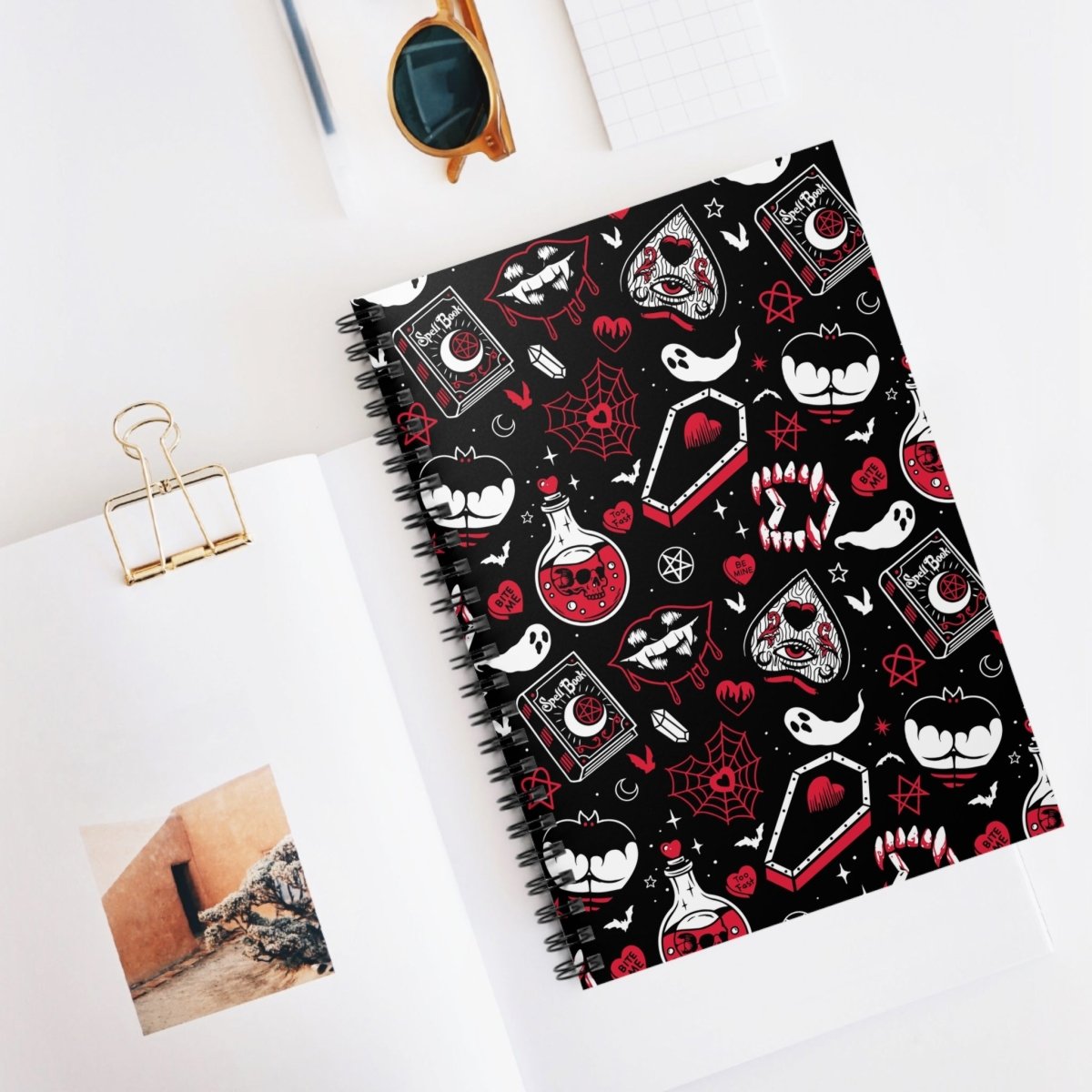 Too Fast | Bloody Vampire Spiral Notebook
