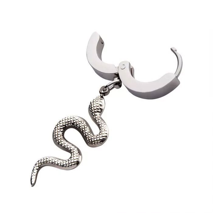 Too Fast | Body Vibe | Snake Dangle Huggie Earrings