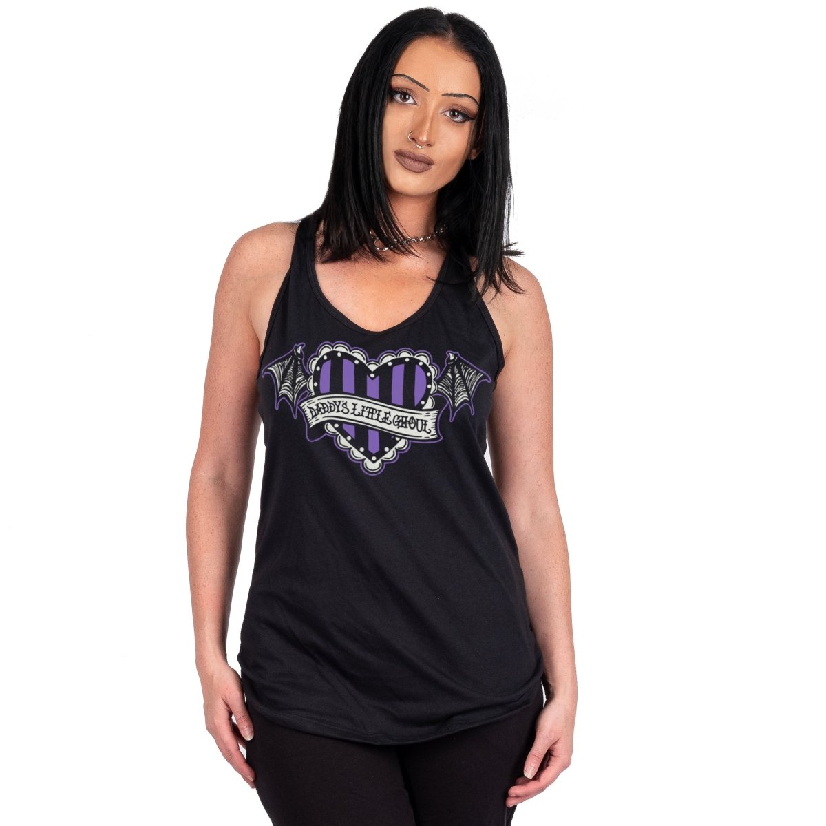 Too Fast | Daddy&#39;s Little Ghoul Racerback Tank Top