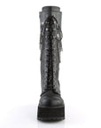 Too Fast | Demonia Ranger 303 | Black Faux Leather Unisex Platform Boots