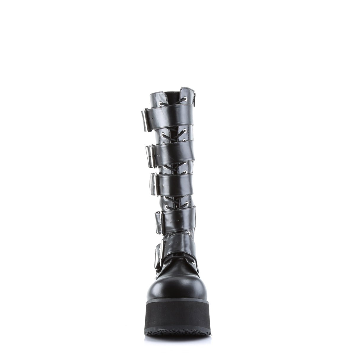 Too Fast | Demonia Trashville 518 | Black Vegan Leather Unisex Platform Boots