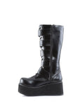 Too Fast | Demonia Trashville 518 | Black Vegan Leather Unisex Platform Boots