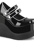 Too Fast | Demonia VOID-37 | Black Patent Leather Mary Janes