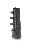 Too Fast | Demonia Warlock 110 B | Black Vegan Leather Unisex Platform Boots