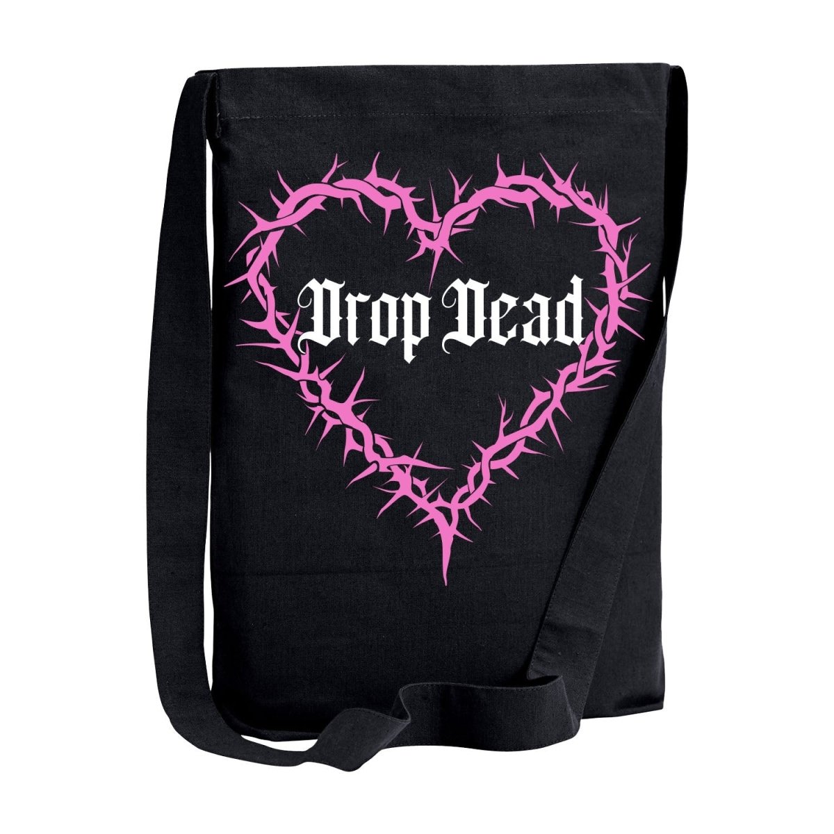 Too Fast | Drop Dead Thorny Heart Crossbody Sling Tote Bag