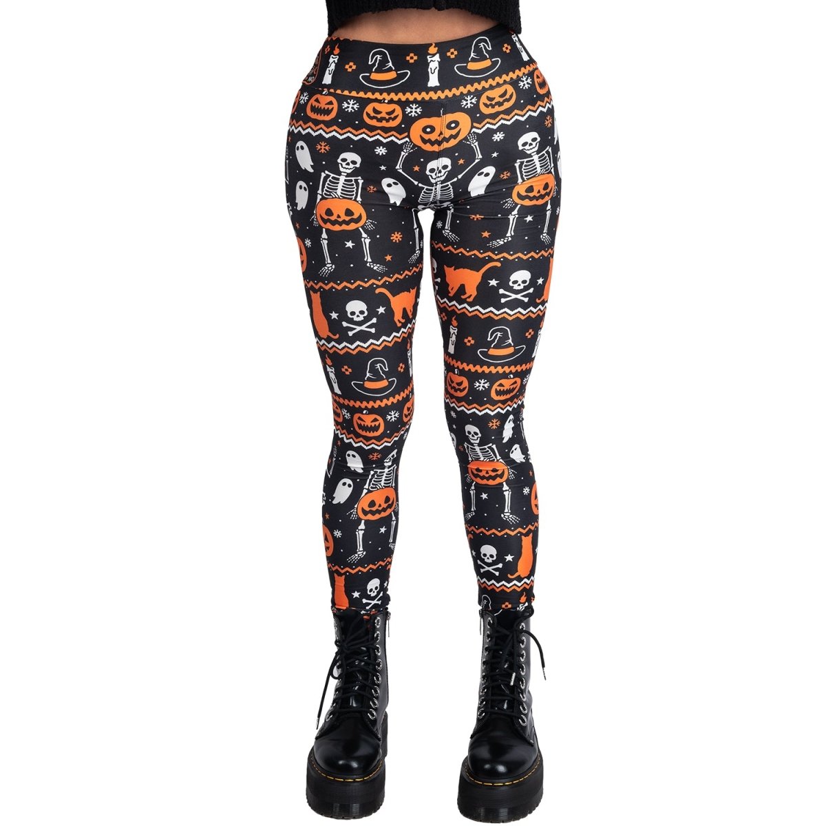 Halloween Party High Waist Leggings – Too Fast