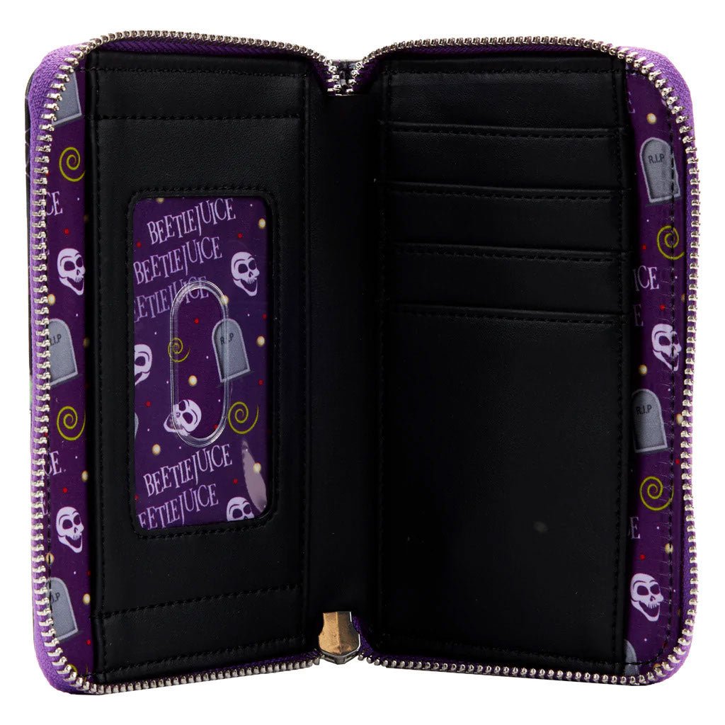 Too Fast | Loungefly | Beetlejuice Icons Zip Wallet