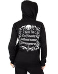 Too Fast | No Beauty Without Strangeness Zip Up Hoodie Hooded Sweatshirt