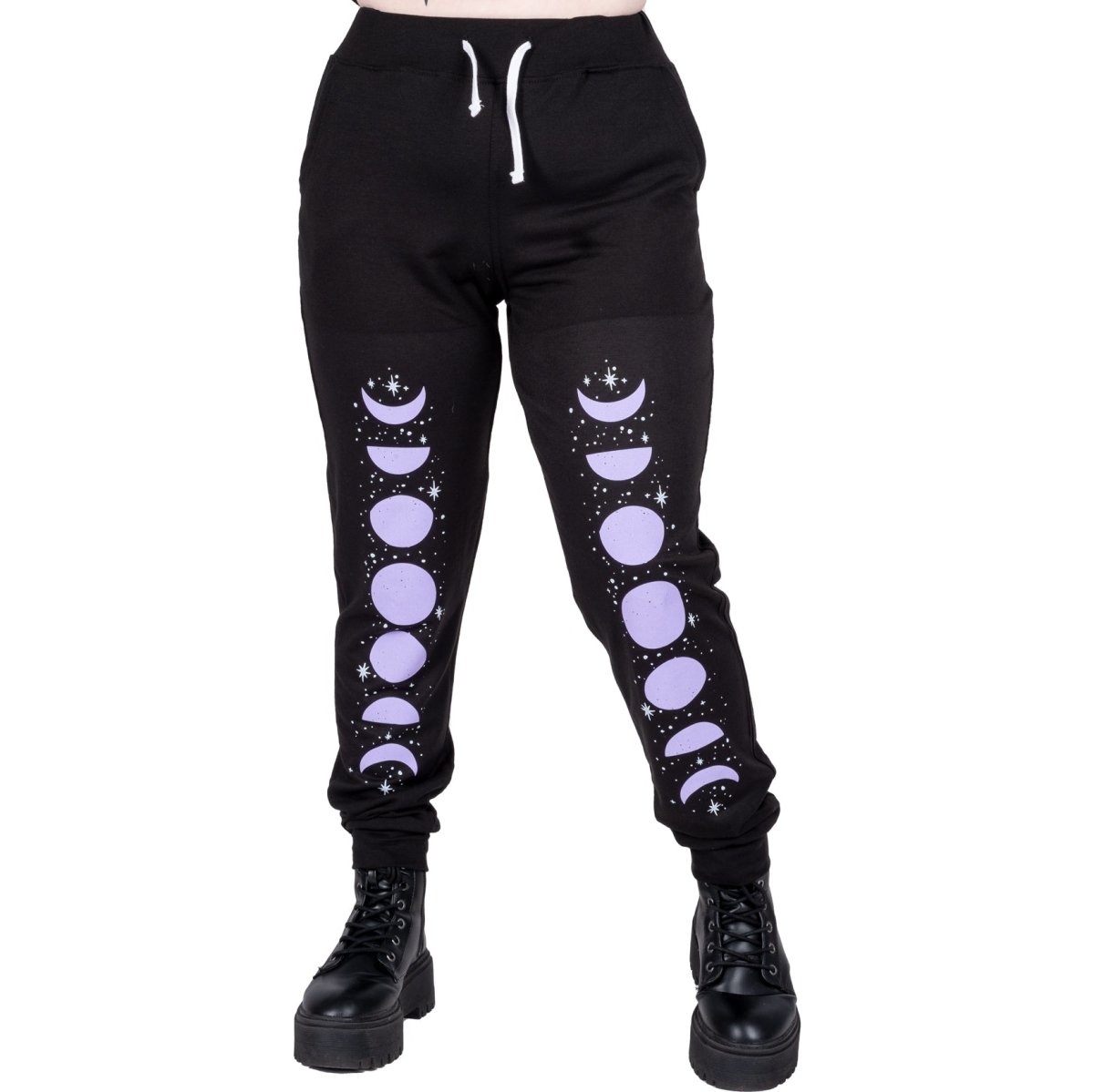 Purple Phases of the Moon Sweatpants Too Fast