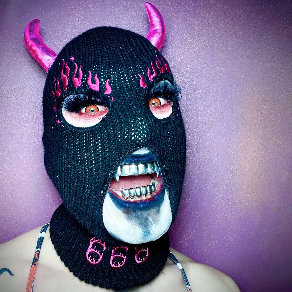 Bloody Hell Embroidered Ski Mask