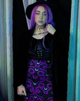 Too Fast | Purple Snake Moon Magick Maxi Skirt