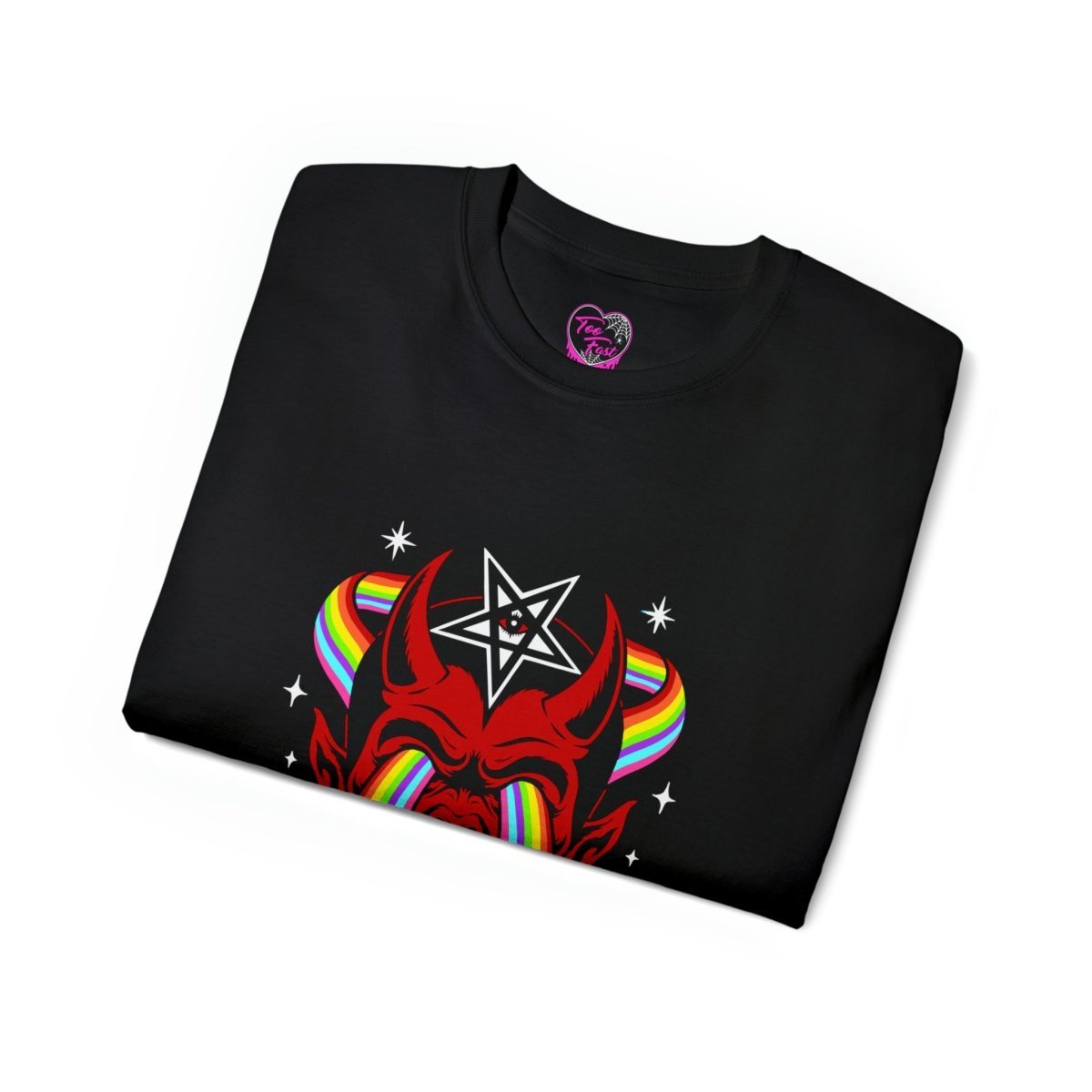 Rainbow Devil Gay As Hell Unisex Tee – Too Fast