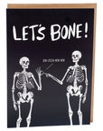 Too Fast | Sleazy Greetings | Let's Bone Skeleton Greeting Card