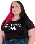Too Fast | Tattooed Doll Cropped Baby Tee