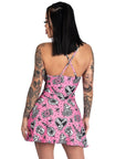 Too Fast | Tattooed Love Pink Skater Dress