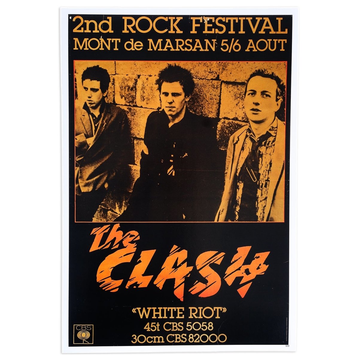 Too Fast | The Clash Rock Festival Concert Poster