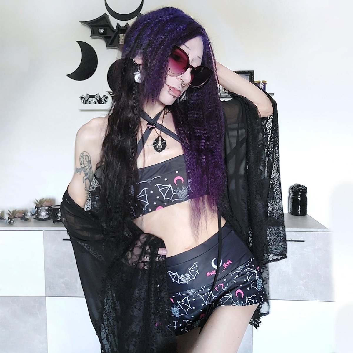 Gothic & Alternative Swimwear  Bikinis Towels & Sunglasses Australia