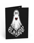 Be My Boo Pinup Ghost Greeting Card