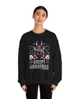 Creepy Bat Christmas Crewneck Sweatshirt