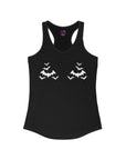 Halloween Bats Racerback Tank