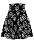 Drippy Pentagram Skater Skirt