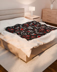 Love Skulls Plush Blanket