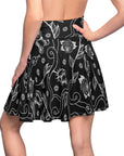 Snakes and Roses Skater Skirt