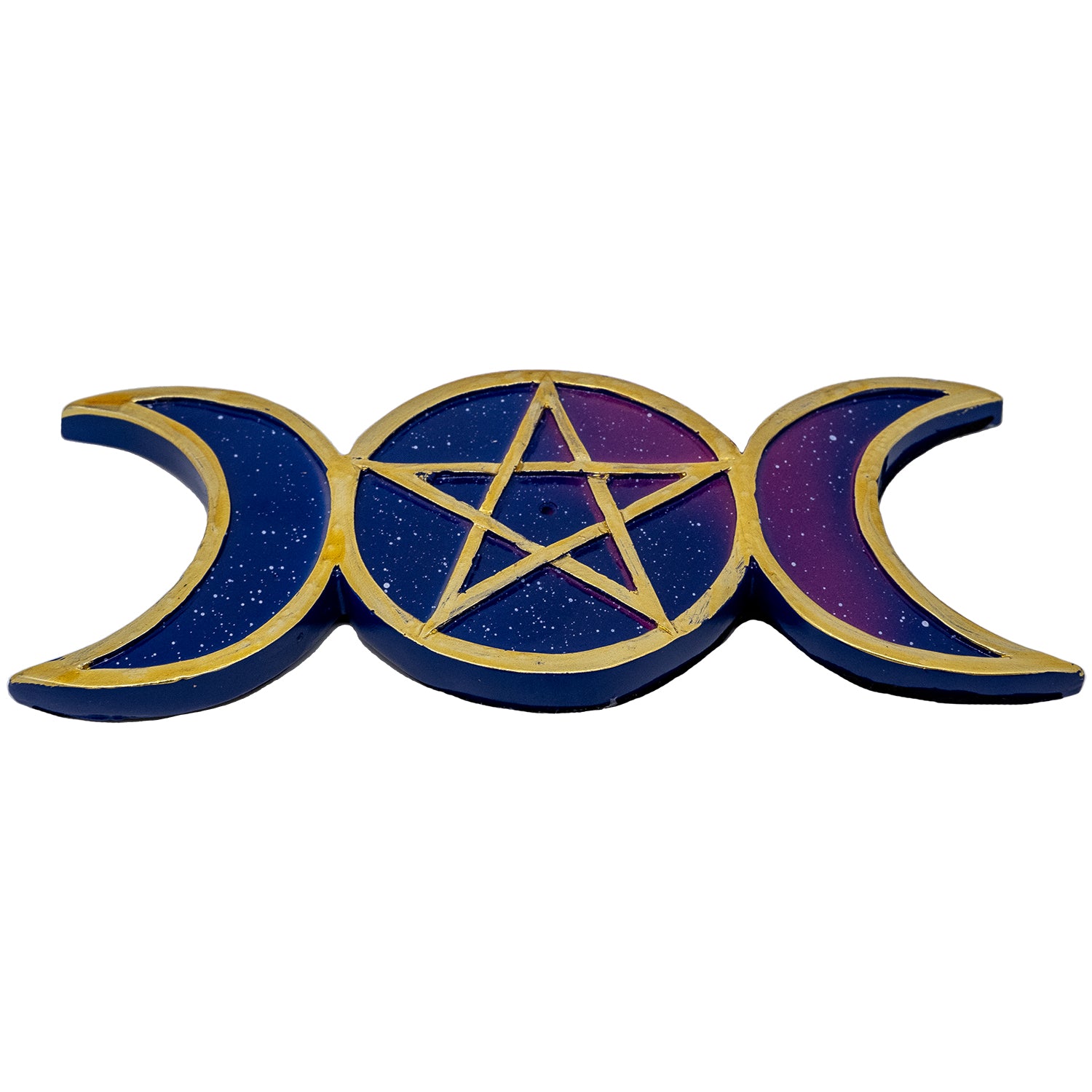 Fantasy Gifts | Triple Moon Pentagram Incense Burner