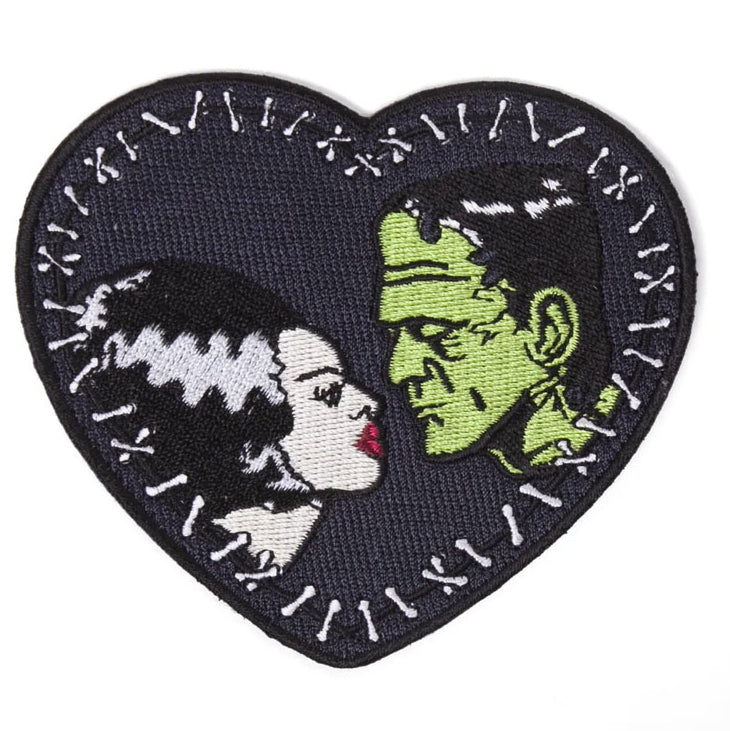 Rock Rebel | Bride &amp; Frank Stitch Heart Embroidered Patch
