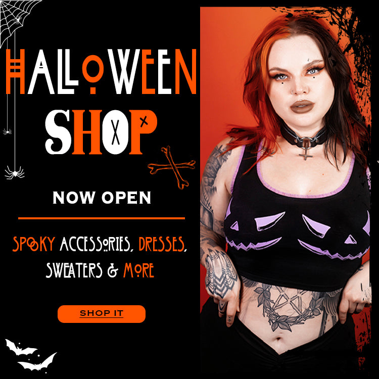 Too Fast Halloween Shop. Alternative, Goth, Punk Clothing site