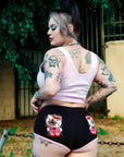 Hell Kitty Hello Metal Short Shorts