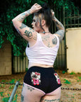 Hell Kitty Hello Metal Short Shorts