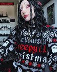 Creepy Lil Christmas Knit Sweater