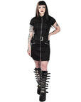 Orchid Bloom | Gothic Rope Mini Dress