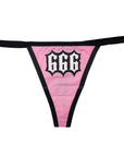 Pink 666 Thong Underwear