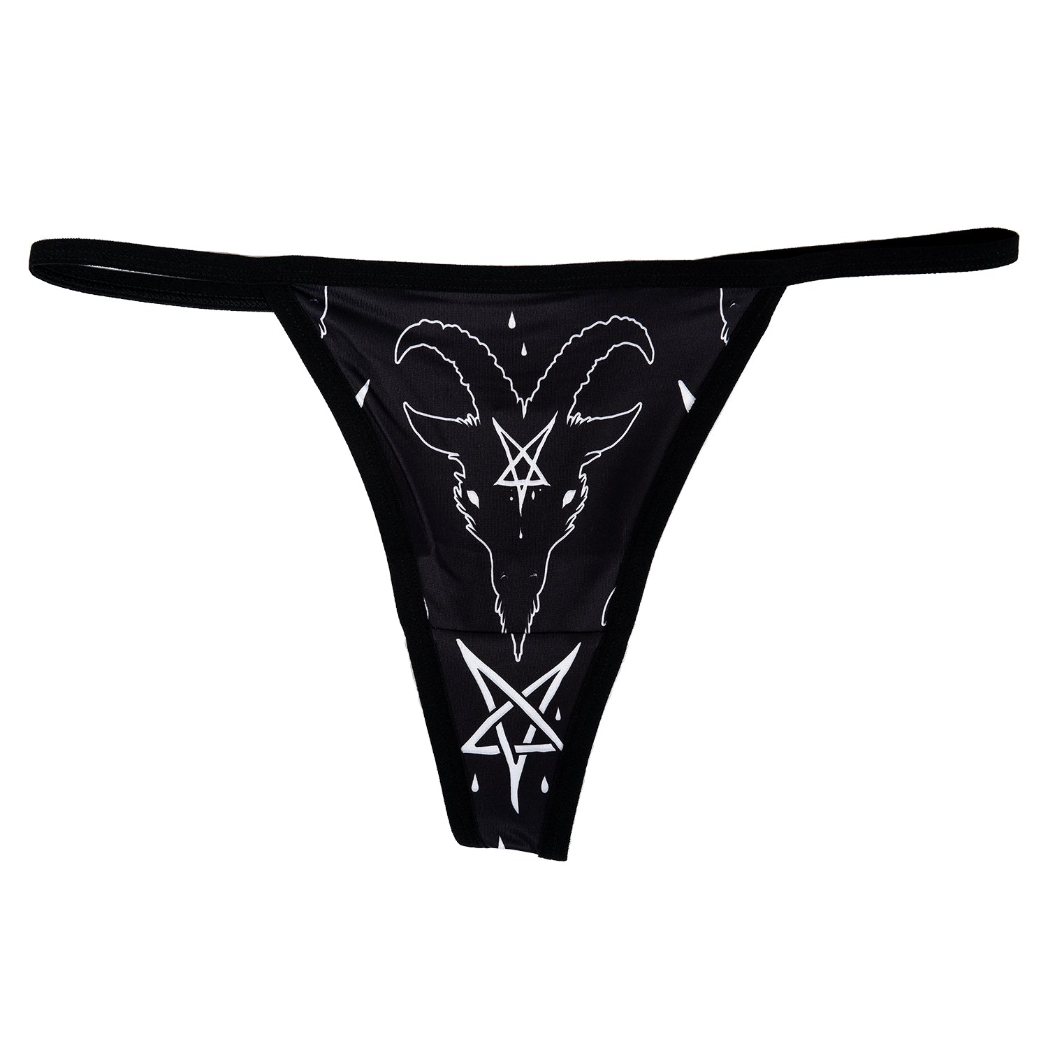 Gothic Skulls Goth Underwear: Underwear From the Underworld, Gothic Occult  Women's Briefs, Gothic Underwear, Woman 
