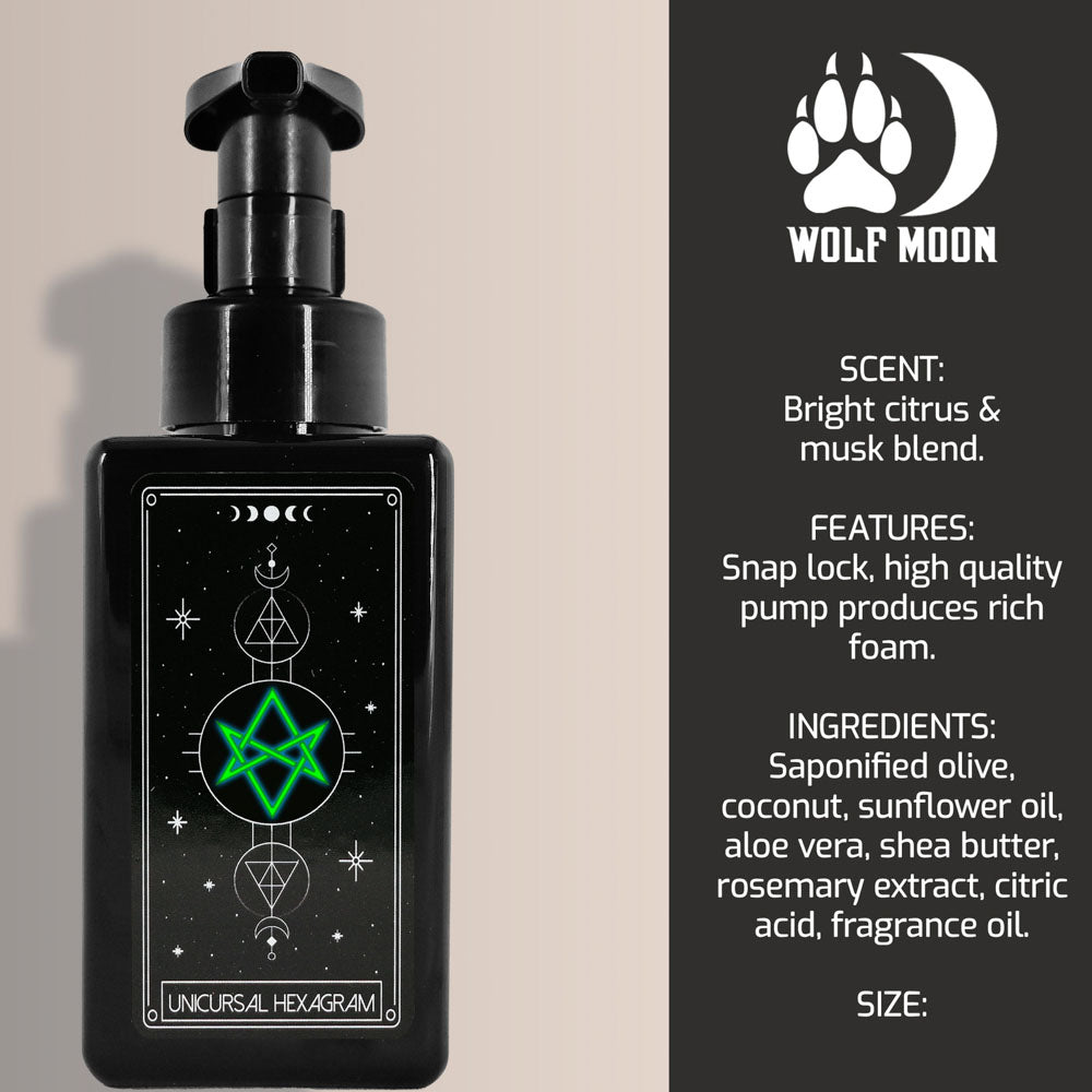 Wolf Moon | Unicursal Hexagram Tarot Soap