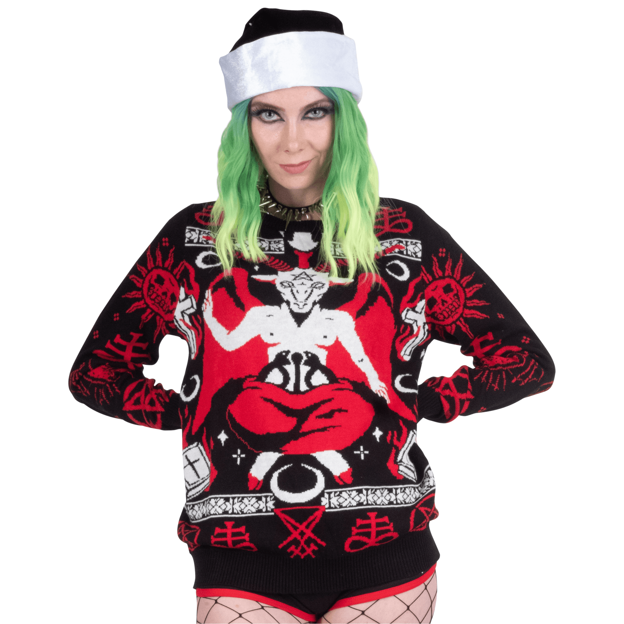 Too Fast | Christmas Sweater | Baphoclaus Satanic Xmas