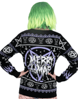 Too Fast | Christmas Sweater | Black Metal Meme