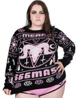 Too Fast | Christmas Sweater | Pink Merry 666mas