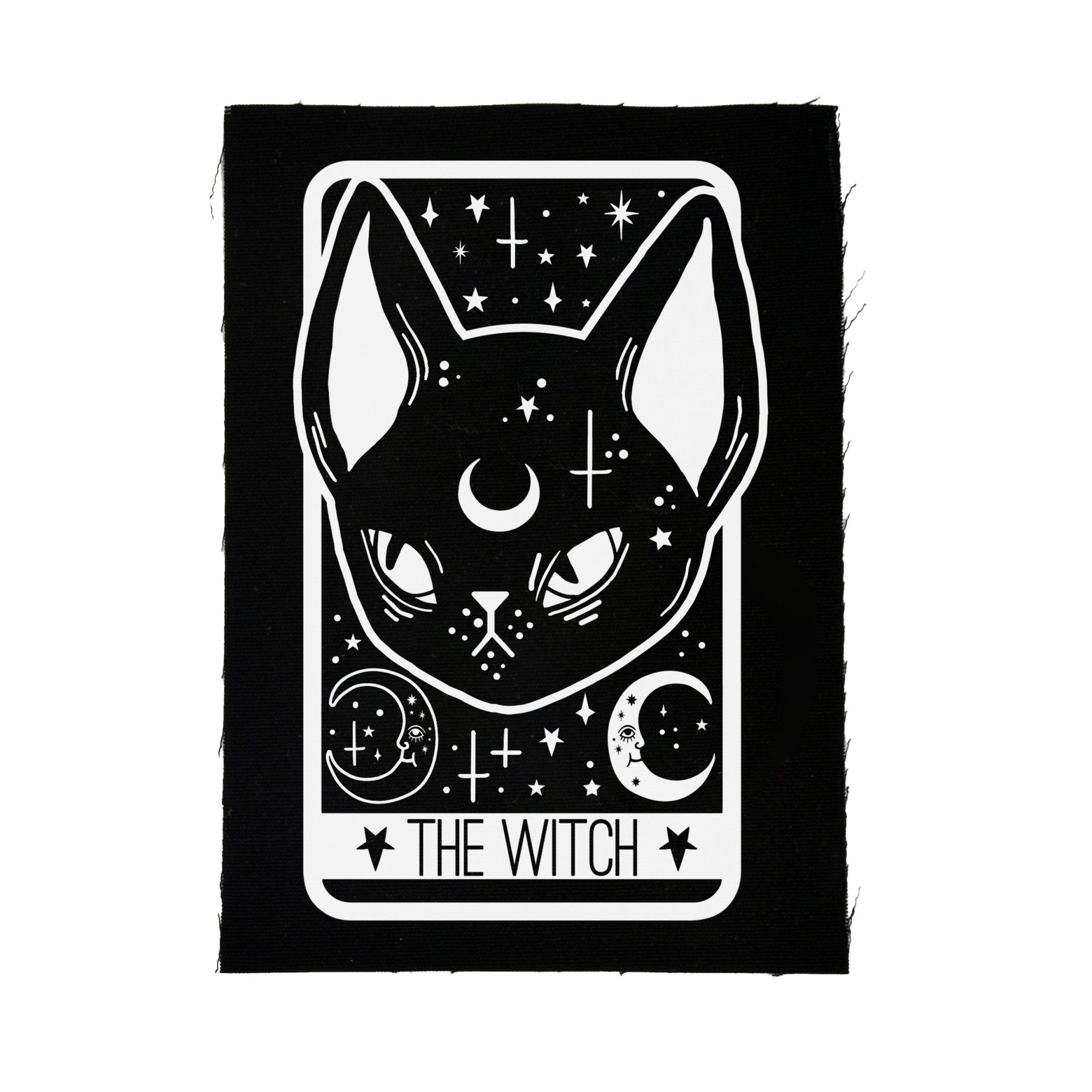 Too Fast | Punk Patch | The Witch Black Cat Tarot Card
