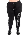Too Fast | Baby Ghoul Black Goth Sweatpants