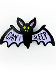 Too Fast | Band of Weirdos | Can't Sleep Bat Enamel Pin