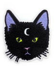 Too Fast | Band of Weirdos | Fuzzy Moon Cat Iron On Patch