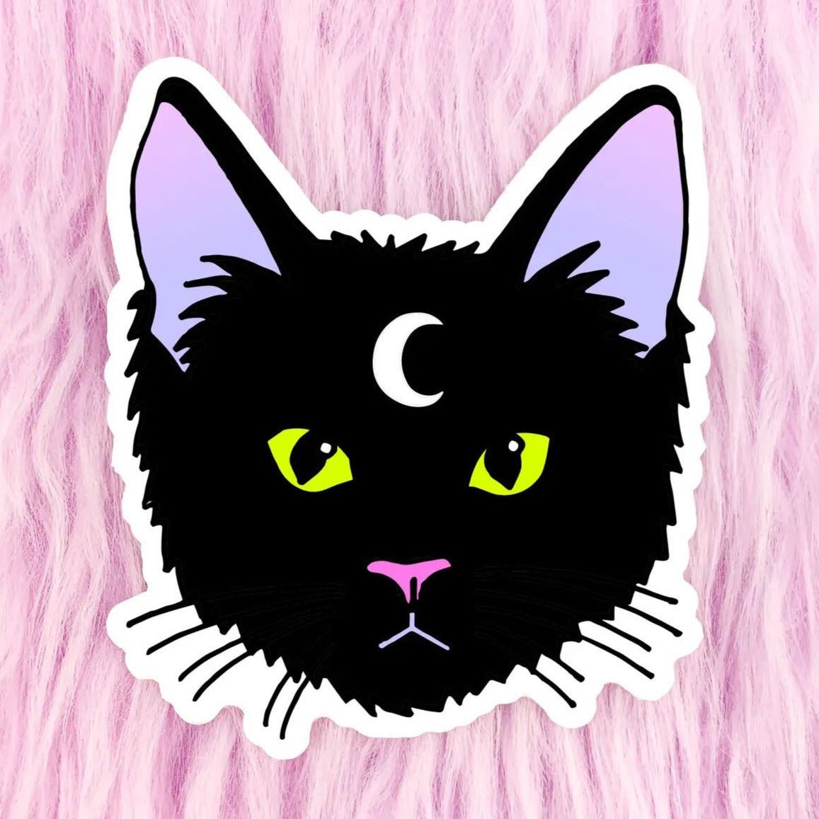 Too Fast | Band of Weirdos | Magic Moon Cat Sticker
