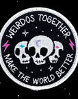 Too Fast | Band of Weirdos | Skull Weirdos Together Iron On Patch